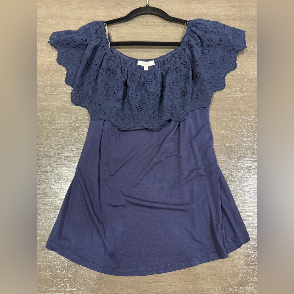 Navy blue top